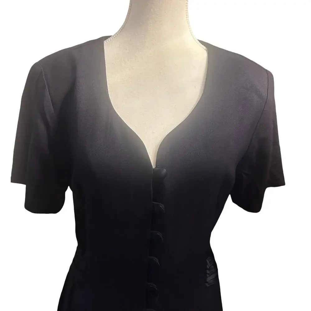 Vintage Button-Front Dress | Dawn Joy Fashions | Made in USA - Picture 7 of 7